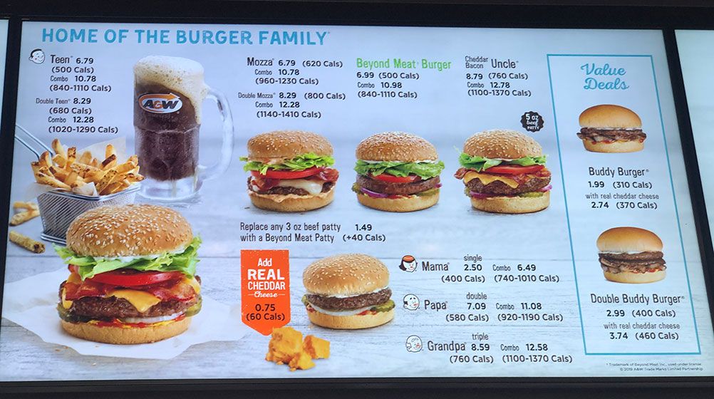 A&W Menu: The Good, The Bad, The Downright Disgusting